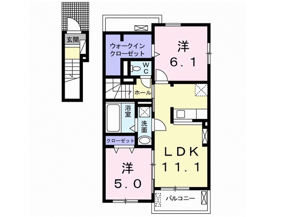 ルーチェBの間取り