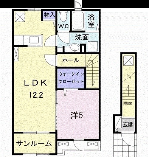 グランつくばⅥの間取り
