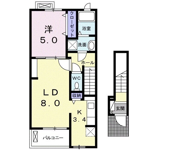セレッソ花畑Ⅱの間取り