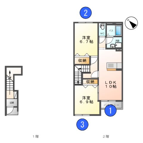 メルヴェイユの間取り