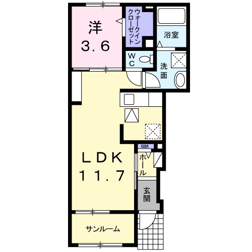サジッテールの間取り