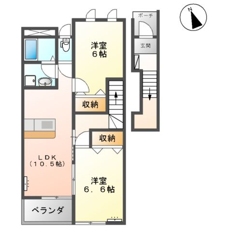 モンシェリーの間取り