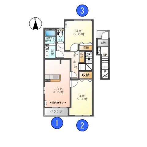 ボンヌールの間取り