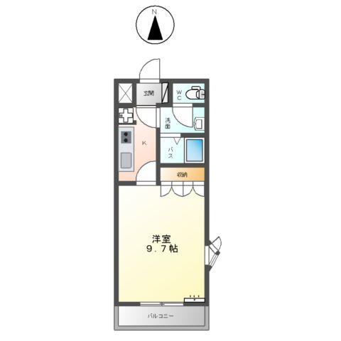 響の間取り