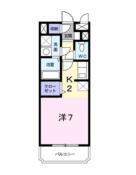 レスポワールFの間取り