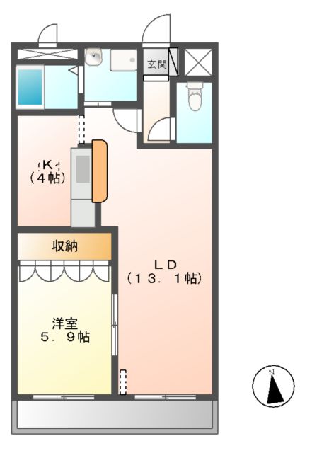 リバーフィールドの間取り