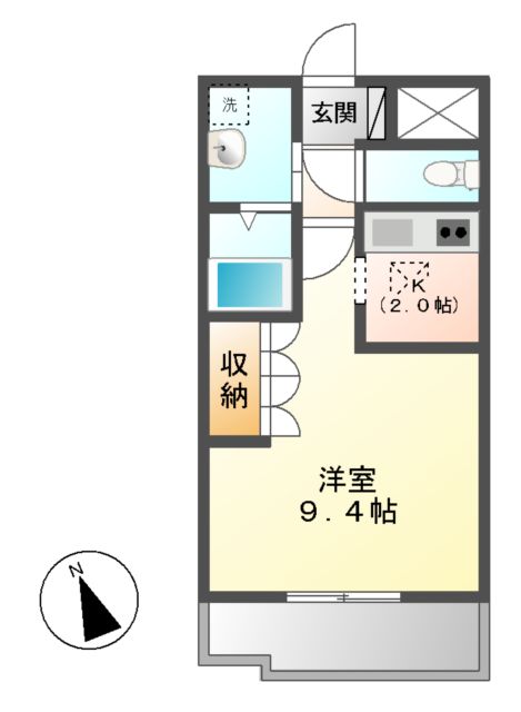 エスポアールKの間取り