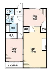 コーポラスヤマトの間取り