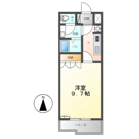響の間取り