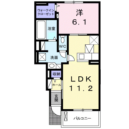 ルミナーレ Ⅱの間取り