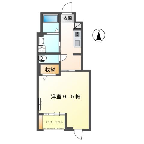 TerraceA1の間取り
