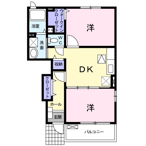 ブローテ はなみずきの間取り