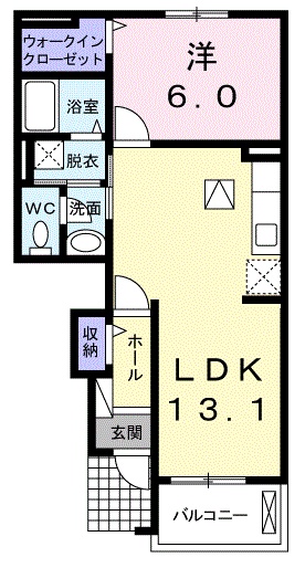 モデルノ パラッツオの間取り