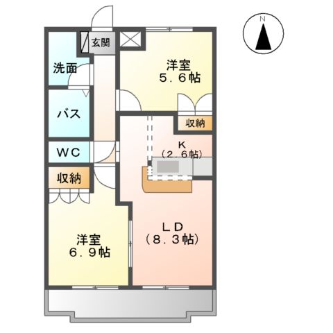 サンクチュアリ Ⅲの間取り