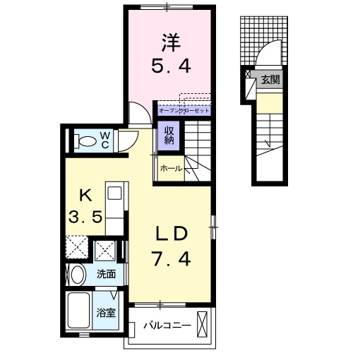 グラン ソレイユの間取り