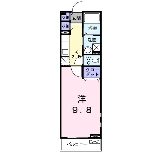 シャロル白山の間取り