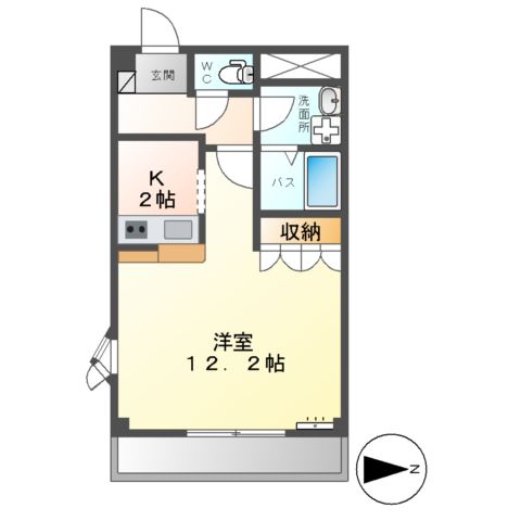 プレステージ佐野の間取り