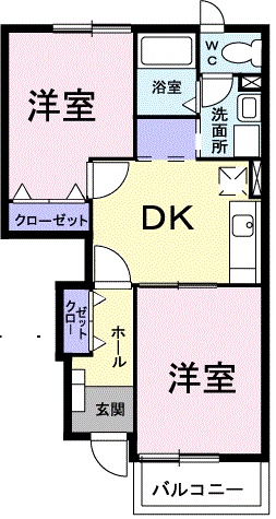 サンシーカー Aの間取り