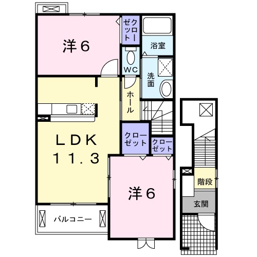 アクティブ・ウィングⅤの間取り