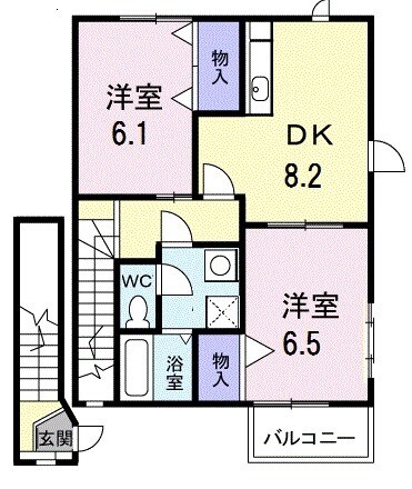 ヴィオラAの間取り