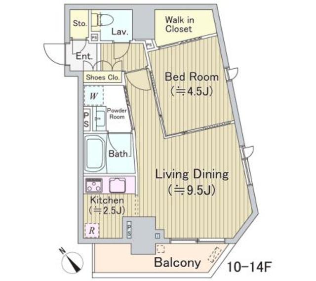 オリゼー茅場町の間取り