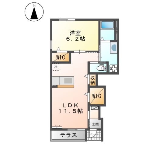 ボルーナⅡの間取り