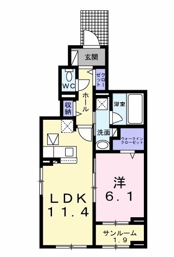 クラシオンの間取り
