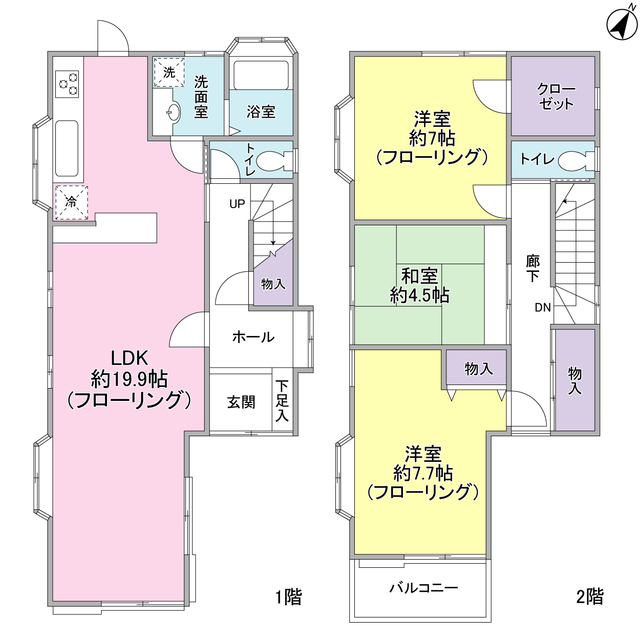 東金町7丁目貸家の間取り