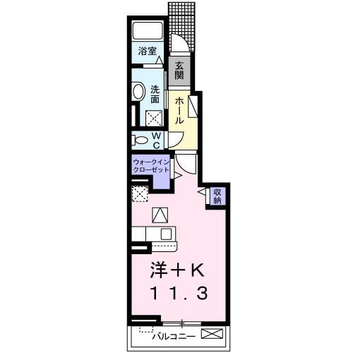 フランボワーズ Ⅱの間取り