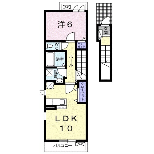 フランボワーズ Ⅱの間取り