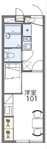 レオパレス嘉美の間取り