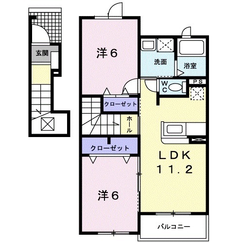 サンリットAの間取り