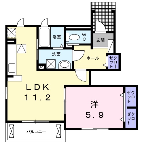アルトピアーノ一色の間取り