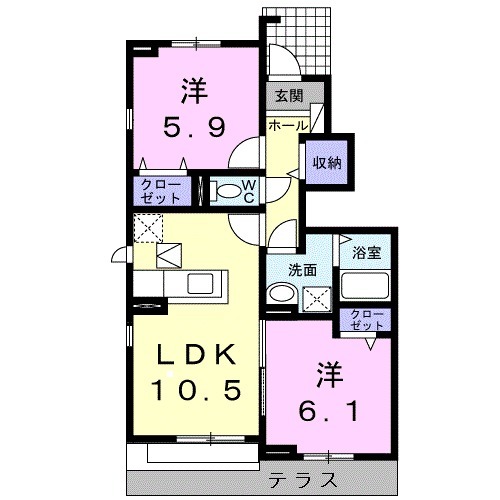 ルミウスⅡの間取り