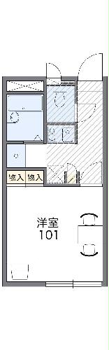 レオパレスグランパルクの間取り