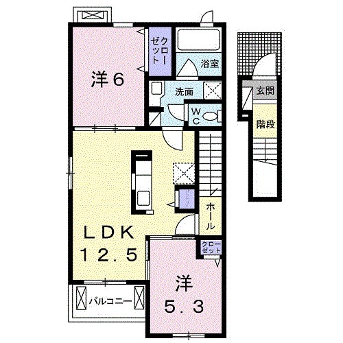 メテオールの間取り