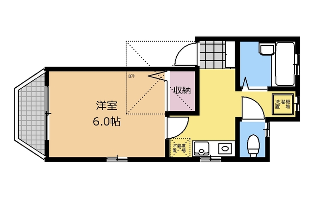 ローズヒルⅡＢの間取り