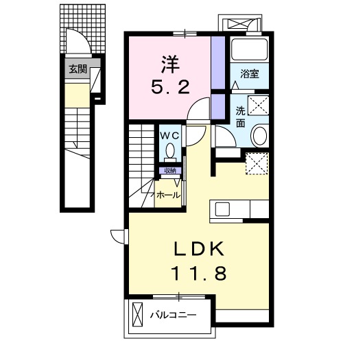 メゾン コリーヌの間取り