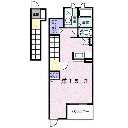 シュクレ せがみⅡの間取り