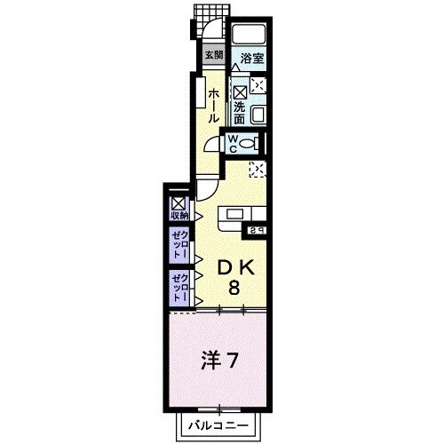 一色町の完工年月(2006年3月)築の賃貸アパートの間取り