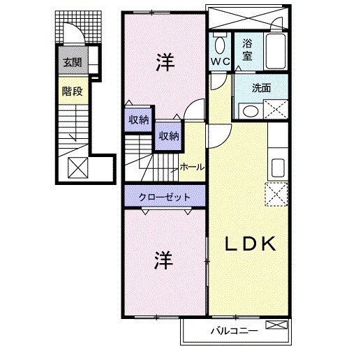 フォレストウィング・Ｋの間取り