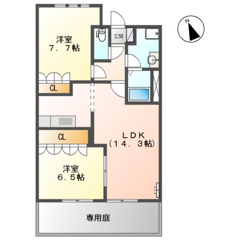 サン プレイスの間取り