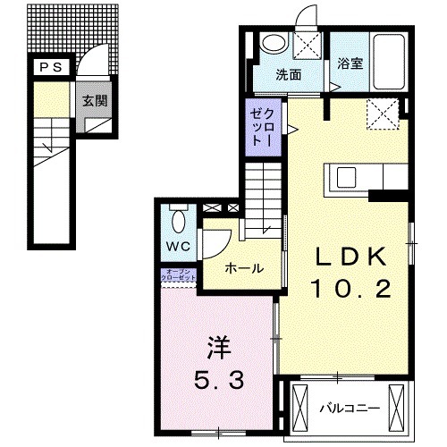 ブライト スギの間取り