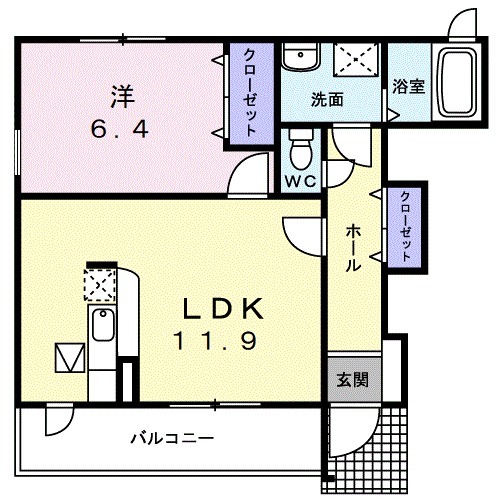 サンリット・蓮の間取り