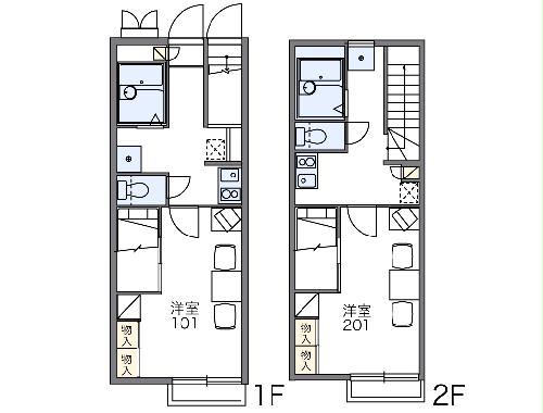 レオパレス大岩の間取り