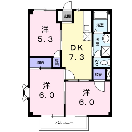 ニューシティ７の間取り