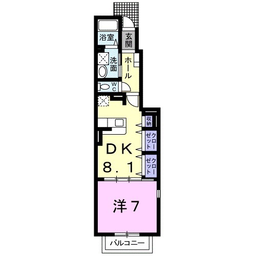 グリーンポケットの間取り