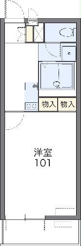 レオネクストＯＡＳＩＳ花中の間取り