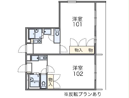 レオパレスFLORIAの間取り