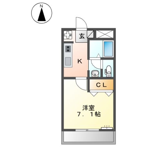 グリーンベル五番館の間取り